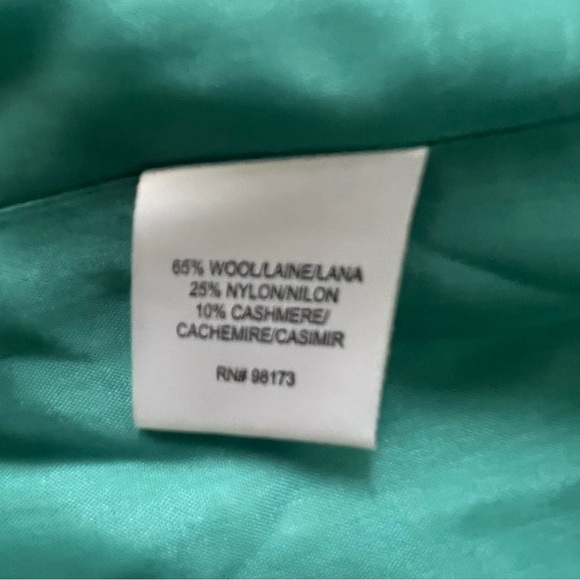 Wool + Cashmere W by Worth Colorblock Coat Size 4 - Picture 5 of 6